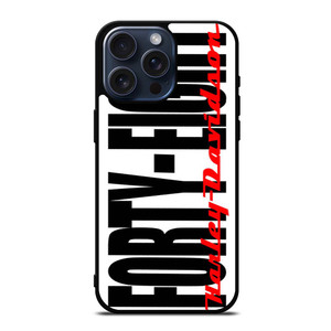 HARLEY DAVIDSON FORTY EIGHT LOGO iPhone 15 Pro Max Case Cover HARLEY DAVIDSON FORTY EIGHT LOGO iPhone 15 Pro Max Case Cover