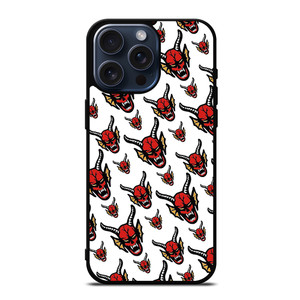 HELLFIRE CLUB STRANGER THINGS PATTERN iPhone 15 Pro Max Case Cover