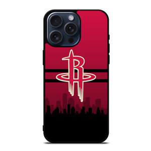 HOUSTON ROCKETS NBA SKYLINE iPhone 15 Pro Max Case Cover