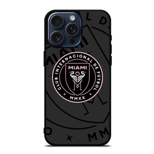 INTER MIAMI CF MLS BLACK iPhone 15 Pro Max Case Cover
