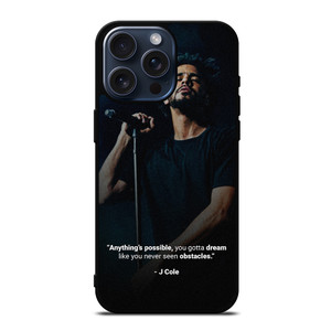 J COLE RAPPER QUOTES iPhone 15 Pro Max Case Cover