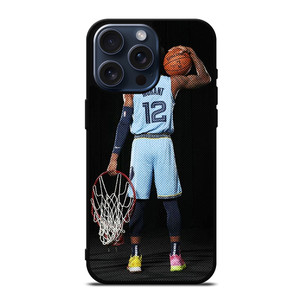 JA MORANT MEMPHIS GRIZZLIES NBA BASKETBALL iPhone 15 Pro Max Case Cover