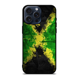 JAMAICAN FLAG SPLASH iPhone 15 Pro Max Case Cover