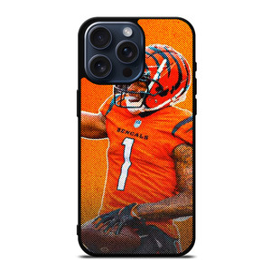 JAMARR CHASE CINCINNATI BENGALS NFL FOOTBALL 2 iPhone 15 Pro Max Case Cover JAMARR CHASE CINCINNATI BENGALS NFL FOOTBALL 2 iPhone 15 Pro Max Case Cover