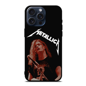 JASON NEWSTED METALLICA LOGO iPhone 15 Pro Max Case Cover