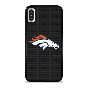 DENVER BRONCOS FOOTBALL TEXT iPhone X / XS Case Cover