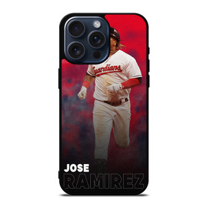 JOSE RAMIREZ CLEVELAND GUARDIANS MLB iPhone 15 Pro Max Case Cover