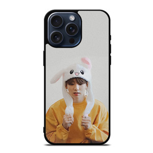 JUNGKOOK BTS BANGTAN BOYS BUNNY HAT iPhone 15 Pro Max Case Cover