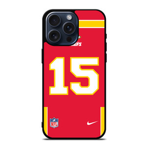 KANSAS CITY CHIEFS PATRICK MAHOMES 15 NFL NIKE iPhone 15 Pro Max Case Cover