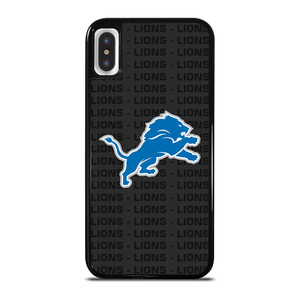 DETROIT LIONS FOOTBALL TEXT iPhone X / XS Case Cover DETROIT LIONS FOOTBALL TEXT iPhone X / XS Case Cover
