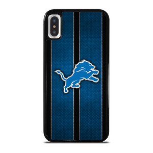 DETROIT LIONS NFL METAL STRIPE iPhone X / XS Case Cover DETROIT LIONS NFL METAL STRIPE iPhone X / XS Case Cover
