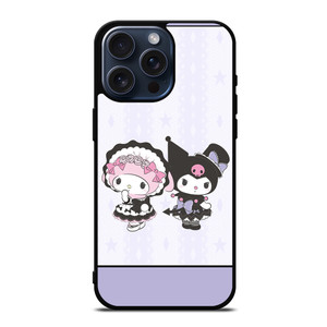 KUROMI AND MELODY ANIME iPhone 15 Pro Max Case Cover