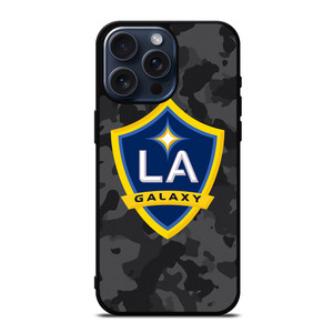 LA GALAXY MLS BLACK CAMO iPhone 15 Pro Max Case Cover