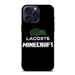 LACOSTE X MINECRAFT GAMES iPhone 15 Pro Max Case Cover LACOSTE X MINECRAFT GAMES iPhone 15 Pro Max Case Cover