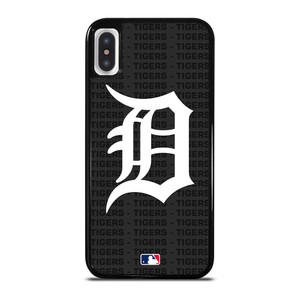 DETROIT TIGERS BASEBALL BLACK iPhone X / XS Case Cover