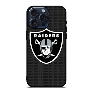 LAS VEGAS RAIDERS FOOTBALL TEXT iPhone 15 Pro Max Case Cover