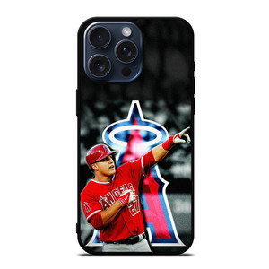 LOS ANGELES ANGELS MIKE TROUT iPhone 15 Pro Max Case Cover