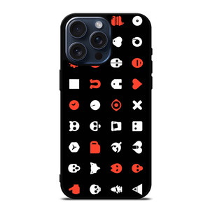 LOVE DEATH AND ROBOTS PATTERN iPhone 15 Pro Max Case Cover