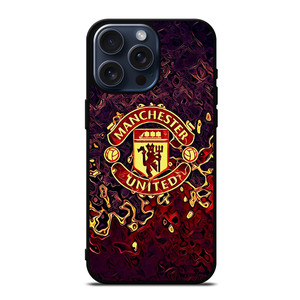 MANCHESTER UNITED LOGO FAN ART iPhone 15 Pro Max Case Cover