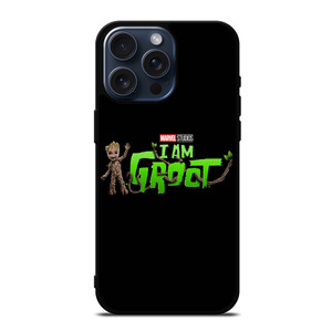 MARVEL I AM GROOT LOGO iPhone 15 Pro Max Case Cover MARVEL I AM GROOT LOGO iPhone 15 Pro Max Case Cover