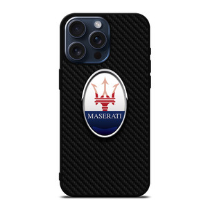 MASERATI LOGO CARBON FIBER iPhone 15 Pro Max Case Cover MASERATI LOGO CARBON FIBER iPhone 15 Pro Max Case Cover