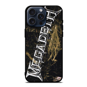 MEGADETH METAL BAND GRUNGE iPhone 15 Pro Max Case Cover MEGADETH METAL BAND GRUNGE iPhone 15 Pro Max Case Cover