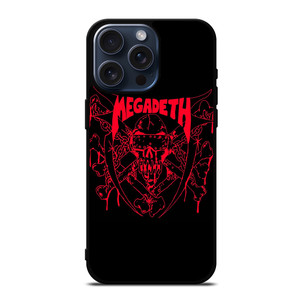 MEGADETH METAL BAND LOGO iPhone 15 Pro Max Case Cover MEGADETH METAL BAND LOGO iPhone 15 Pro Max Case Cover