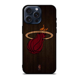 MIAMI HEAT BASKETBALL COURT NBA iPhone 15 Pro Max Case Cover