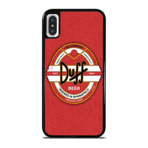 DUFF BEER THE SIMPSONS LOGO 2 iPhone X / XS Case Cover