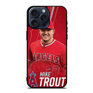 MIKE TROUT LOS ANGELES ANGELS BASEBALL 2 iPhone 15 Pro Max Case Cover