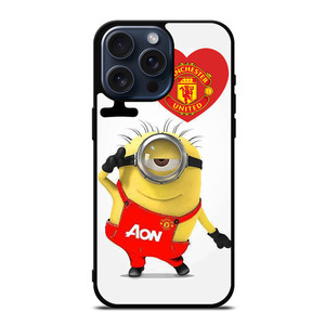 MINIONS LOVE MANCHESTER UNITED iPhone 15 Pro Max Case Cover MINIONS LOVE MANCHESTER UNITED iPhone 15 Pro Max Case Cover