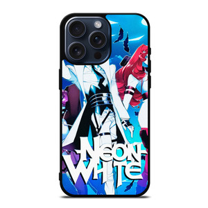 NEON WHITE GAMES iPhone 15 Pro Max Case Cover NEON WHITE GAMES iPhone 15 Pro Max Case Cover