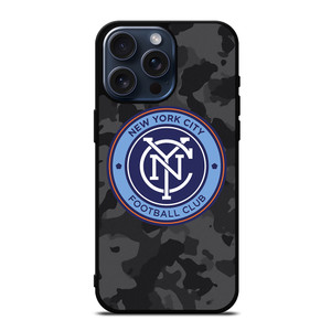 NEW YORK CITY FC MLS BLACK CAMO iPhone 15 Pro Max Case Cover NEW YORK CITY FC MLS BLACK CAMO iPhone 15 Pro Max Case Cover