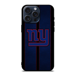 NEW YORK GIANTS NFL METAL STRIPE iPhone 15 Pro Max Case Cover NEW YORK GIANTS NFL METAL STRIPE iPhone 15 Pro Max Case Cover