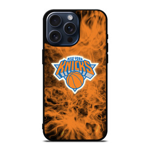 NEW YORK KNICKS BASKETBALL NBA FIRE iPhone 15 Pro Max Case Cover NEW YORK KNICKS BASKETBALL NBA FIRE iPhone 15 Pro Max Case Cover