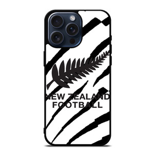 NEW ZEALAND FOOTBALL STRIPE iPhone 15 Pro Max Case Cover
