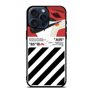NIKE AIR JORDAN OFFWHITE SHOES iPhone 15 Pro Max Case Cover