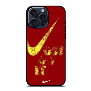 NIKE JUST DO IT RED HALFTONE iPhone 15 Pro Max Case Cover