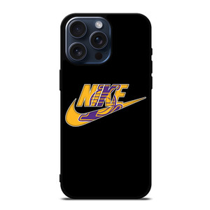 NIKE LOS ANGELES LAKERS SWOOSH iPhone 15 Pro Max Case Cover