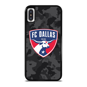FC DALLAS MLS BLACK CAMO iPhone X / XS Case Cover