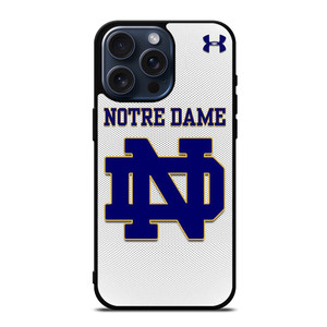NOTRE DAME FIGHTING UNDER ARMOUR 2 iPhone 15 Pro Max Case Cover NOTRE DAME FIGHTING UNDER ARMOUR 2 iPhone 15 Pro Max Case Cover
