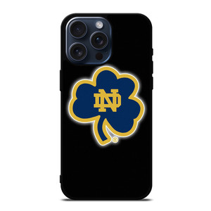 NOTRE DAME FOOTBALL LEAF CLOVER iPhone 15 Pro Max Case Cover