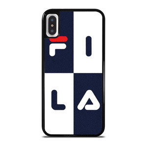 FILA SQUARE PATTERN iPhone X / XS Case Cover