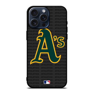 OAKLAND ATHLETICS BASEBALL BLACK iPhone 15 Pro Max Case Cover OAKLAND ATHLETICS BASEBALL BLACK iPhone 15 Pro Max Case Cover