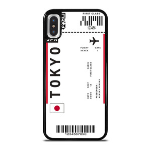 FLIGHT TICKETS JAPAN iPhone X / XS Case Cover