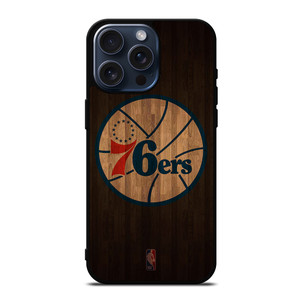 PHILADELPHIA 76ERS BASKETBALL COURT NBA iPhone 15 Pro Max Case Cover