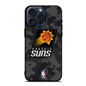 PHOENIX SUNS BLACK CAMO iPhone 15 Pro Max Case Cover