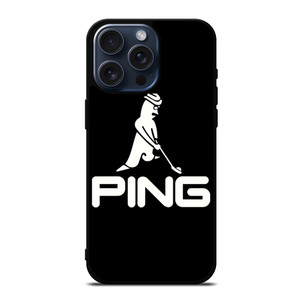 PING GOLF BLACK LOGO iPhone 15 Pro Max Case Cover PING GOLF BLACK LOGO iPhone 15 Pro Max Case Cover