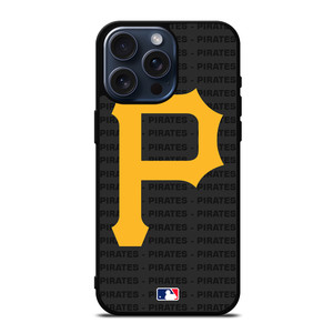 PITTSBURGH PIRATES BASEBALL BLACK iPhone 15 Pro Max Case Cover PITTSBURGH PIRATES BASEBALL BLACK iPhone 15 Pro Max Case Cover