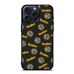 PITTSBURGH STEELERS FOOTBALL PATTERN iPhone 15 Pro Max Case Cover